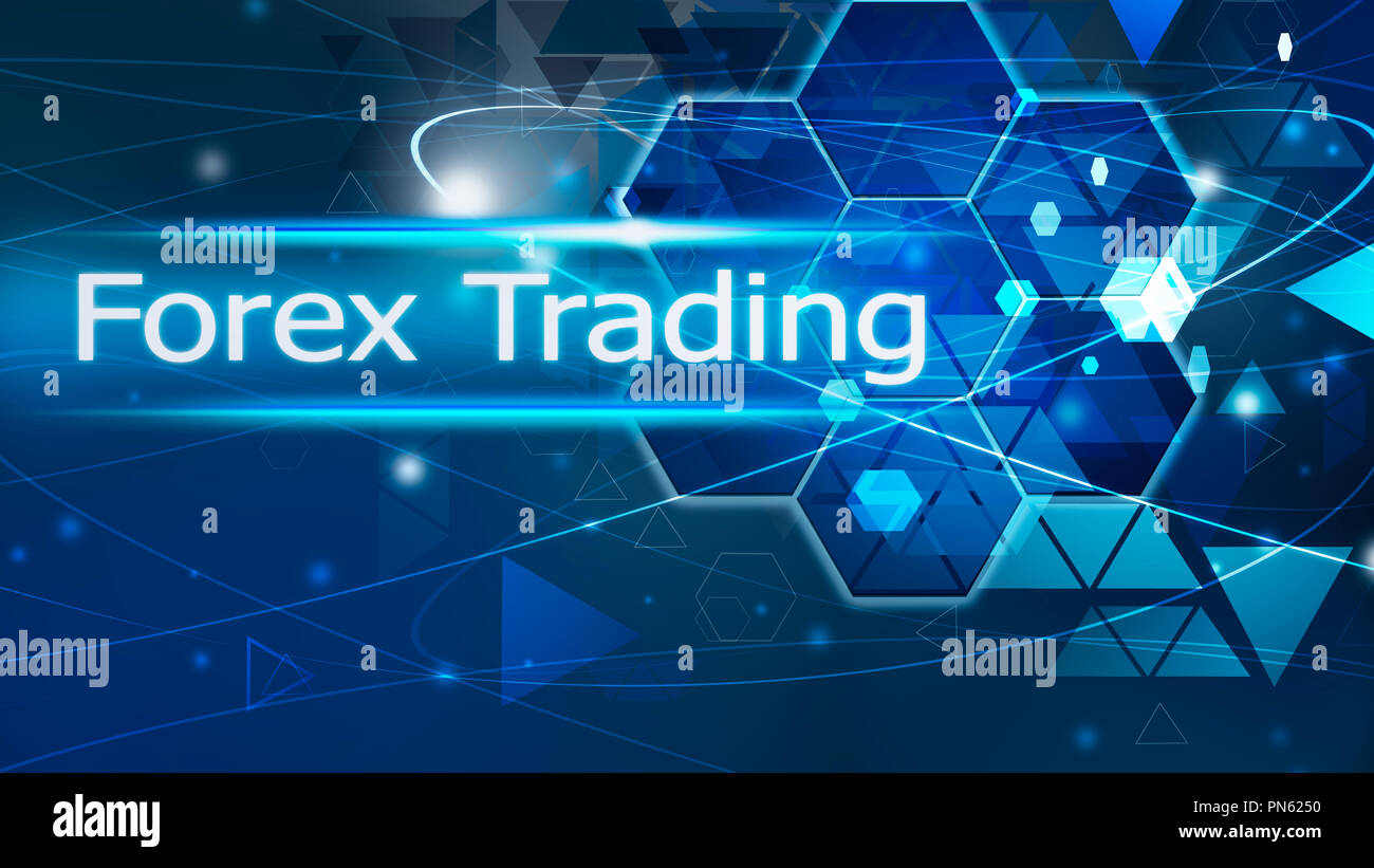 Forex Trading Zukunft Hintergrund Abstrakt Blau Konzept Losung Idee - 